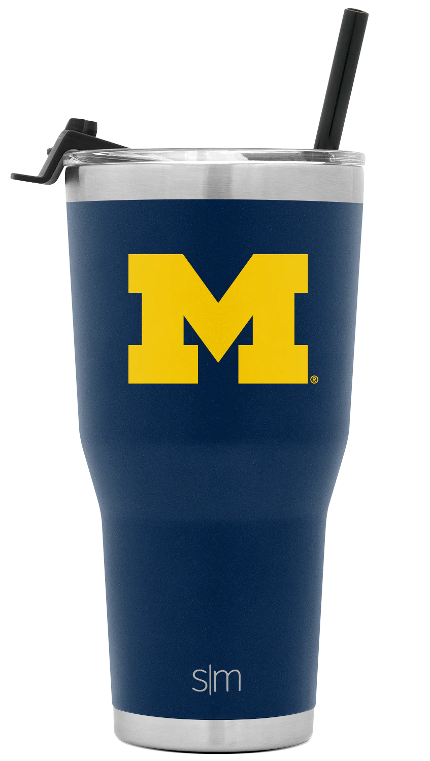 Collegiate Cruiser Tumbler with Flip Lid and Straw