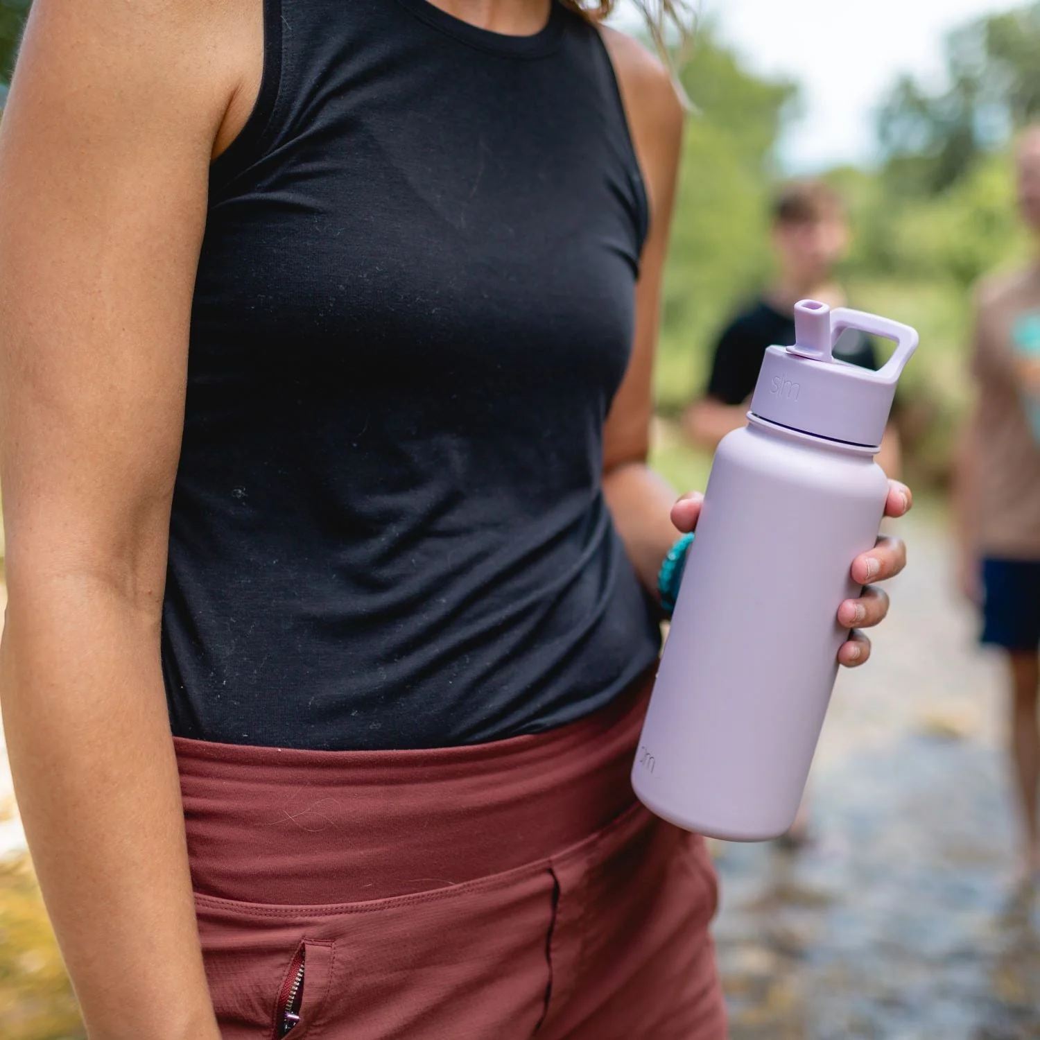 Summit Water Bottle with Straw Lid and Chug Lid - Image 3